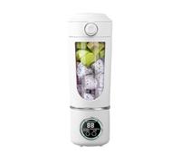 Asyduey Frullatore Portatile per Succhi e Frullati da 700 Ml con 12 Lame Ad Alta Velocità, 2 In 1 per Frullati Personali e Spremiagrumi, 7.4V A.