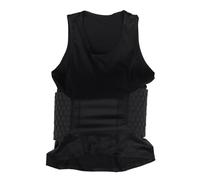 Asyduey Gilet da Allenamento Imbottito da Uomo con Protezioni per Le Coste, Gilet da Allenamento con 3 Cuscinetti per Calcio, Basket, Basket, Hockey, Equipaggiamento Protettivo XL