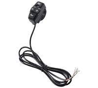 Asyduey Interruttore Luce Ebike + Avvisatore Acustico e Interruttore Luce di Svolta Scooter Bicicletta Elettrica Intelligent Mountain Bike Accessori DIY, 48V