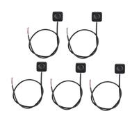 Asyduey Interruttore Momentaneo da 5 Pezzi Interruttore Momentaneo A Pulsante On/Off 12V 24V Mini Interruttore A Pulsante con Montaggio Superficiale Durevole Facile da Installare Facile da Usare