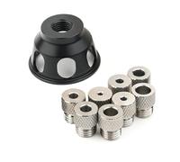 Asyduey Kit di Guida per Trapano Verticale Sostituibile, Dima per Tassellatura, Dima per Fori Tascabili, Dima per Fori da 3-10 mm, Punzonatrice