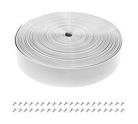 Asyduey Kit di Riparazione di Cinghie In Vinile Sedia da Patio, Lungo 2 "Lunghe 20 Piedi, Comprende 20 Rivetti per Chaise Lounge,