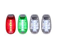 Asyduey Luci di Sicurezza per Luce di Navigazione di Sicurezza Ad Alta visibilità Notturna per Corridori di Passeggini per Bici e Kayak per Barche e Notturna