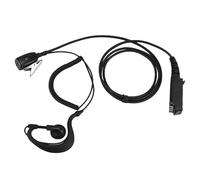 Asyduey Microfono a Forma di G PTT Mic Auricolare per Sepura STP8000 Walkie Talkie Ham Radio HF Transceiver Handy C1035A