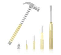 Asyduey Mini 6 In 1 Piccolo In Cacciavite con Cacciavite Utensili Manuali per Appendere Quadri