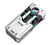 Asyduey Nuove Cuffie Wireless Bluetooth 5.3 DX-08 Nuove Cuffie da Gioco Stereo E-Sport In Stile Meccanico Punk Auricolari