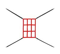 Asyduey Obiettivo Strike Zone per Rete da Baseball Softball Bersaglio A Beccheggio Regolabile per Rete 7X7 Venduto Solo Target Centrale Strike Zone