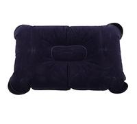 Asyduey Outdoor Cuscino Gonfiabile Doppio Cuscino Gonfiabile Portatile Pieghevole per Aereo da Viaggio Hotel Caldo nel Tutto Il Mondo Blu Scuro