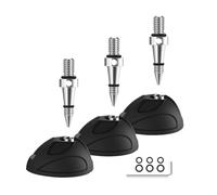 Asyduey Pattini Flessibili per Treppiede Universale Antiscivolo con 3/8" per Una Maggiore Stabilità. Sostituzione per Treppiede e Monopiede.