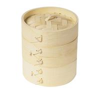 Asyduey Piatto A In Legno di Bambù da All'Aperto, Ciotola, Tazza, per Cucina Domestica, per Picnic, Taglia L