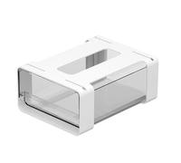 Asyduey Portapiatti di Carta, Organizer per Cassetti L', Organizer In Plastica per Armadietto Della Cucina, Accessori per Armadietti-B