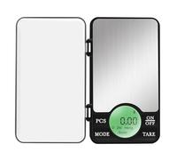 Asyduey Precisione 600G / 0.01G Bilancia da Tasca Digitale Mini Gioielli Elettronici 0,01 Grammo Polvere Bilancia Pesatura Retroilluminazione un Cristalli Liquidi