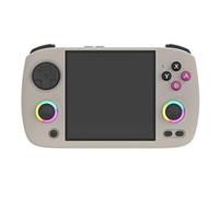 Asyduey RG CubeXX Retro Console da Gioco Portatile con Schermo IPS da 3,95 Pollici, Linux A 64 Bit con Joystick RGB, Supporto e 32 GB di Memoria, Grigio