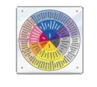 Asyduey Ruota Dei Sentimenti In Acrilico e Ruote Dei Bisogni Ruota Delle Strumento per La Salute Mentale per Casa/Ufficio/Scuola Forniture Educative