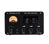 Asyduey SA-1000 Preamplificatore Valvolare Audiophile Amplificatore HiFi Amplificatore di Commutazione Audio Amplificatori per Cuffie Spina Europea Nera