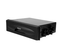 Asyduey Scatola Portaoggetti Universale per Auto -38 Kit Tascabile per Installazione Radio da Cruscotto Singolo Un Singolo Strato 177X50X120Mm