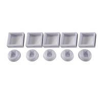 Asyduey Scatola Visualizzazione delle Monete-Set 30 Supporti per Display Un Cornice Galleggiante 3D con Supporti per Monete da Sfida,Medaglioni,Gioielli,2,75X2,75X0,75 Pollici