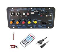 Asyduey Scheda Amplificatore Bluetooth HiFi Amplificatore Basso Sottoparaurti Audio Scheda Amplificatore Karaoke Altoparlante Scheda Madre Durevole Facile Installazione Facile Utilizzo (Spina EU)