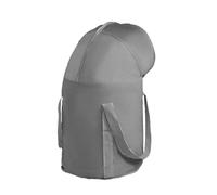 Asyduey Secchio Pieghevole per Pediluvio Bacinella per Approfondimento, Lavandino Portatile, Borsa per Il Lavaggio dei Piedi da, per Viaggi All'Aperto, Grigio Resistente, 66 X 30 cm