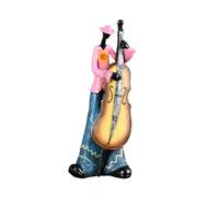 Asyduey Statuine di Suonatori di Band Jazz Figura di Musicista Vintage Statue in Resina Ornamento da Tavolo Scultura retrò Decorazioni per Interni per La Casa e