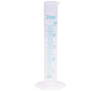 Asyduey Strumento per Tubo Graduato nel Plastica per Cilindro Graduato per Laboratorio (25 Ml)