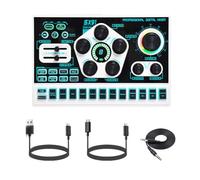 Asyduey SX91 Scheda Audio USB Mixer Audio Professionale Console di Missaggio Audio Amplificatore per Cantare dal PC Computer Portatile Cellulare
