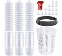 Asyduey Tazza di, Kit di Miscelazione di HVLP da 27 Once (800 Ml) con 45 Tazze e Coperchi con di Fermo