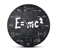 Asyduey Teoria della Relatività Formula Matematica Orologio da Parete Scienziato Fisica Insegnante Regalo Scuola Classe Decor