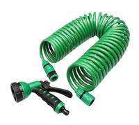 Asyduey Tubo Telescopico A Molla da Giardino In EVA, Tubo da Giardino, In Plastica, Multifunzionale, per Autolavaggio, Spruzzatore D'Acqua per Giardino