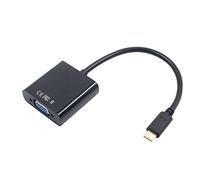 Asyduey USB-C USB3.1 Tipo C per Adattatore VGA a Femmina del VGA Video trasferimento del convertitore 1080P per da 12 Pollici