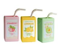 Asyduey Vaso JuiceBox Colorato per Decorazione di Fioriere, Vasi per Bere in Resina Stampata in 3D, Ornamento per Ufficio