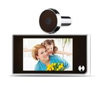 Asyduey Visore Spioncino per Campanello da 3,5 Pollici Telecamera Digitale per Porta LCD 120° 2 Milioni di Pixel HD Kitty Eye Campanello per Porta Monitor Esterno Facile da Usare