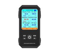 Asyduey VT-ER2 Rivelatore Digitale di Radiazioni Elettromagnetiche Tester di Intensità di Campo Magnetico EMF Meter Nero