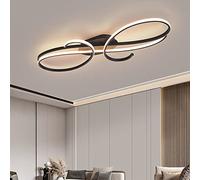 ASYHONG Moderna Luce del soffitto a LED a LED Dimmabile con remoto Creative Alluminio Creative Alluming Interiol Luce per la lampadario del Monte a Filo del Soggiorno Camera da Letto KeYJ