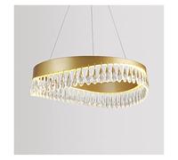 ASYHONG Moderno lampadario a LED Race LAMPARE in INDIPENDO CREDITA Creativo LAMPAGNO Golden/BLACO LAMONO Round CRIDUP CRIDALE Ligue (Colore: Dia100CM, Dimensione: GoldColdwhite) KeYJ