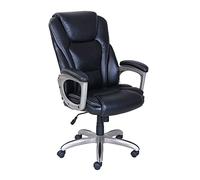 ASYHONG PU PUA PROPRIETÀ DI PROPRIETÀ CHIETTURA CLASSE Classic Office Executive Office sedia da trasmissione in diretta di lusso per il piccolo spazio per la casa (negro) KeYJ
