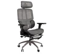 ASYHONG Sedia da scrivania Ergonomic Home Office con inclinazione a 155 °, supporto lombare e braccioli regolabili, sedia da compito per computer girevole per giochi e comfort esecutivo KeYJ