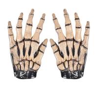 AsyinXson Guanti Scheletro,Guanti del Cranio del Terrore,Halloween Costume, Mani Scheletriche per Feste a Tema, Halloween, Partito Terrorista, Carnevale, Molto Popolare tra Adulti e Bambini