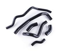 ASYXPCRH Compatibile con YAMAHA VMX 1200 V-MAX 1985-2007 Kit tubi refrigerante radiatore in silicone ad alte prestazioni (nero)