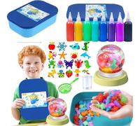 Aszaui Acqua Gel,Magic Water Elf DIY Sea Life Creature,Set Creativo 3D Aqua Gelz,13 Flaconi di Gel Colorato,Giocattoli Fatti a Mano per Bambini, Set di Giocattoli Acquatici per Ragazzi e Ragazze