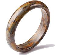 ASZHQUXIUAS Braccialetti di Giada, Braccialetti di Giada, Braccialetti di Giada, Pietra di Giada Colorata, Gioielli di bracciali di Giada con Pietre preziose for Le Donne, con Scatola, 60 mm,(58mm)