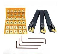 ASZLBYM 5/8" 36 pezzi per tornitura esterna per tornio CNC indicizzabile, abito MTJNR1616H16 + MWLNR1616H08 + MCLNR1616H12 con TNMG 331,WNMG431,CNMG431 Inserti di tornitura in metallo duro.