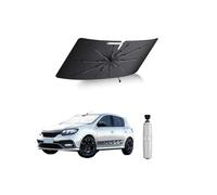 ASZSK Parabrezza Parasole Parabrezza Da-cia Sandero 3/Stepway 3 2020-2024 2025, modello aggiornato con custodia, blocco UV parabrezza parasole