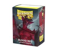 Dragon Shield Matte Sleeves Standard Size- Blood Red (100)