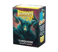 Arcane Tinmen Dragon Shield Standard Sleeves - Matte Turquoise (100ct)