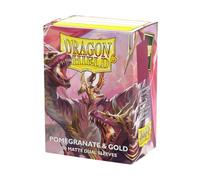 Dragon Shield – Buste protettive Matte Dual – 25th Anniversary – 100 Rosso/Oro