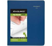 AT-A-GLANCE Agenda mensile 2023, 17,8 x 21,9 cm, media, colore alla moda, blu (7012420)