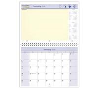 AT-A-GLANCE Calendario 2026 da parete e scrivania, mensile, 28 x 20,3 cm, piccolo, blocchi giornalieri 3,2 x 3,2 cm, QuickNotes (PM502826)