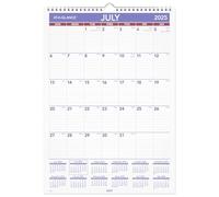AT-A-GLANCE Calendario da parete 2025-2026 accademico, mensile, 30,5 x 43,2 cm, medio, a righe giornaliere (PMA228)