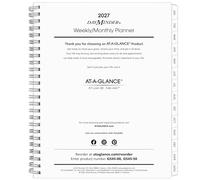 AT-A-GLANCE DayMinder G5455027 - Ricarica 2027 per agenda Executive Planner G54500, settimanale e mensile, 17,8 x 22,2 cm, DayMinder